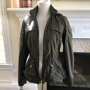 Laundry by Shelli Segal XS green peplum jacket